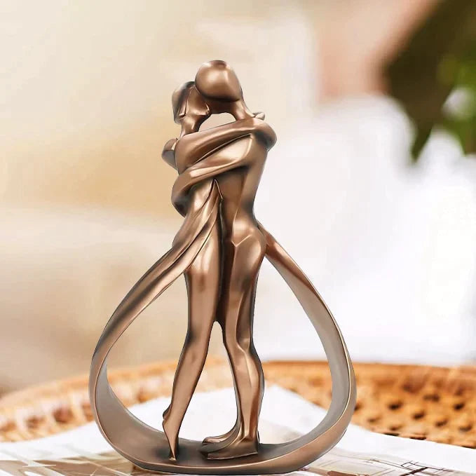 Carvallo - Håndgjord staty symboliserar evig kärlek