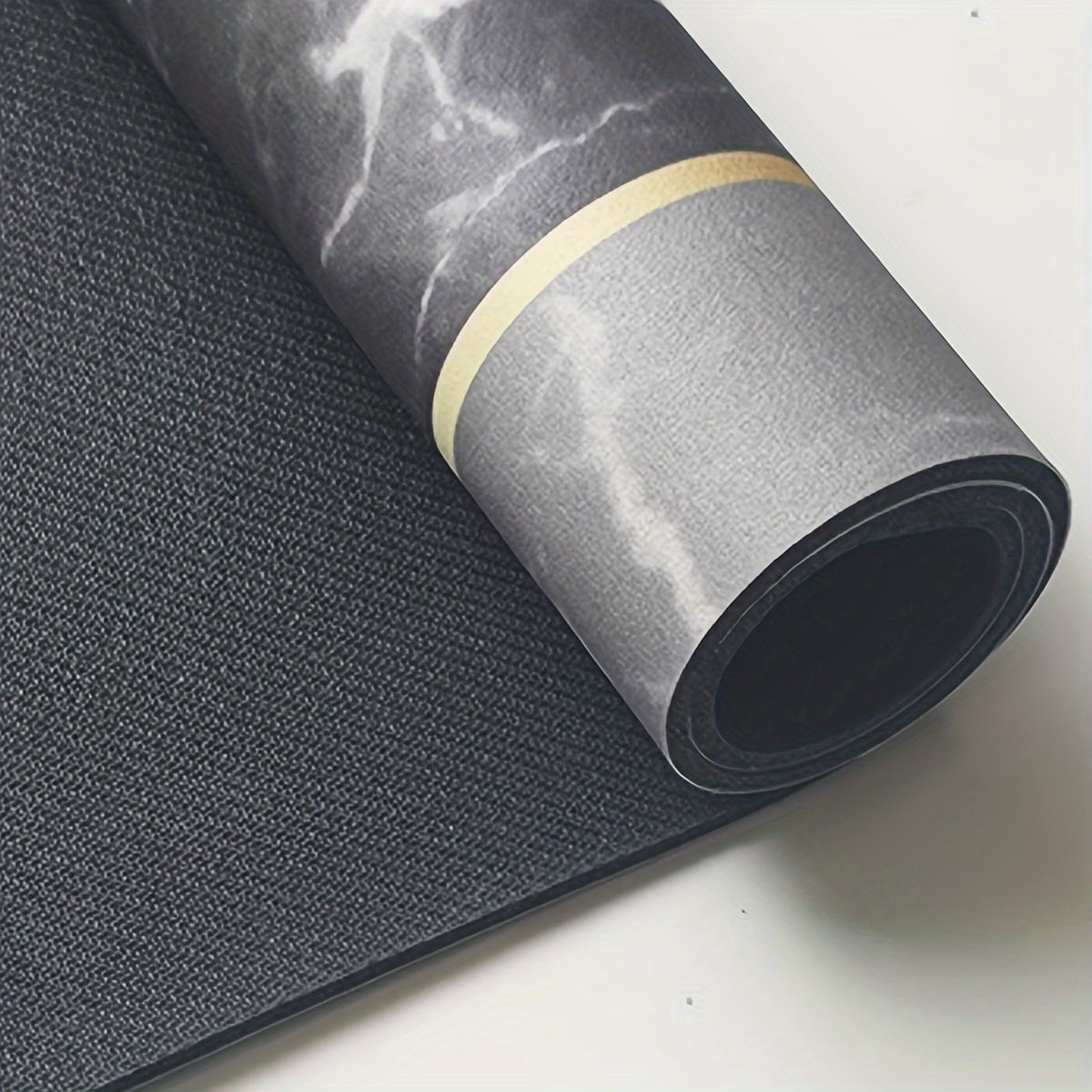 Lucky Charm Snabbtorkande Badmatta - Geometrisk Design med Halkfri för Duschen och Entrén