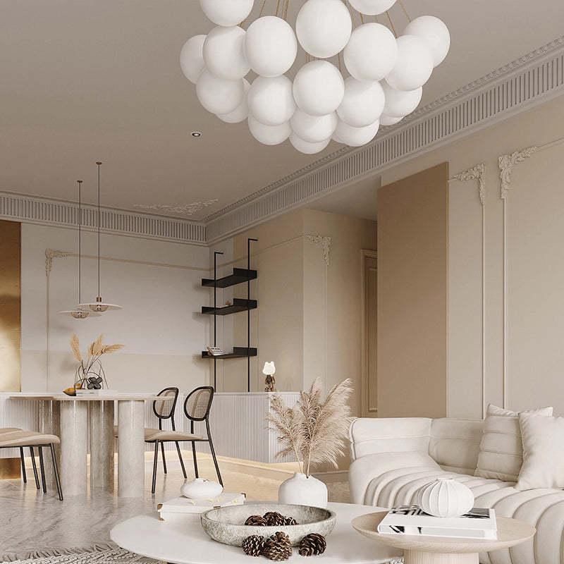 Glamora - Design Hänglampa i Metall och Glas