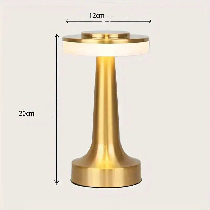 ÉclatRetro - Multifunktionell och Uppladdningsbar Bordslampa
