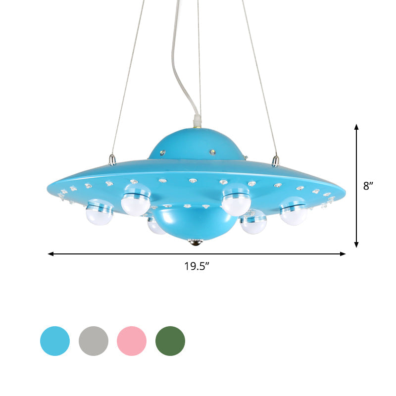Noordse UFO Hänglampa LED Barnrum Taklampa