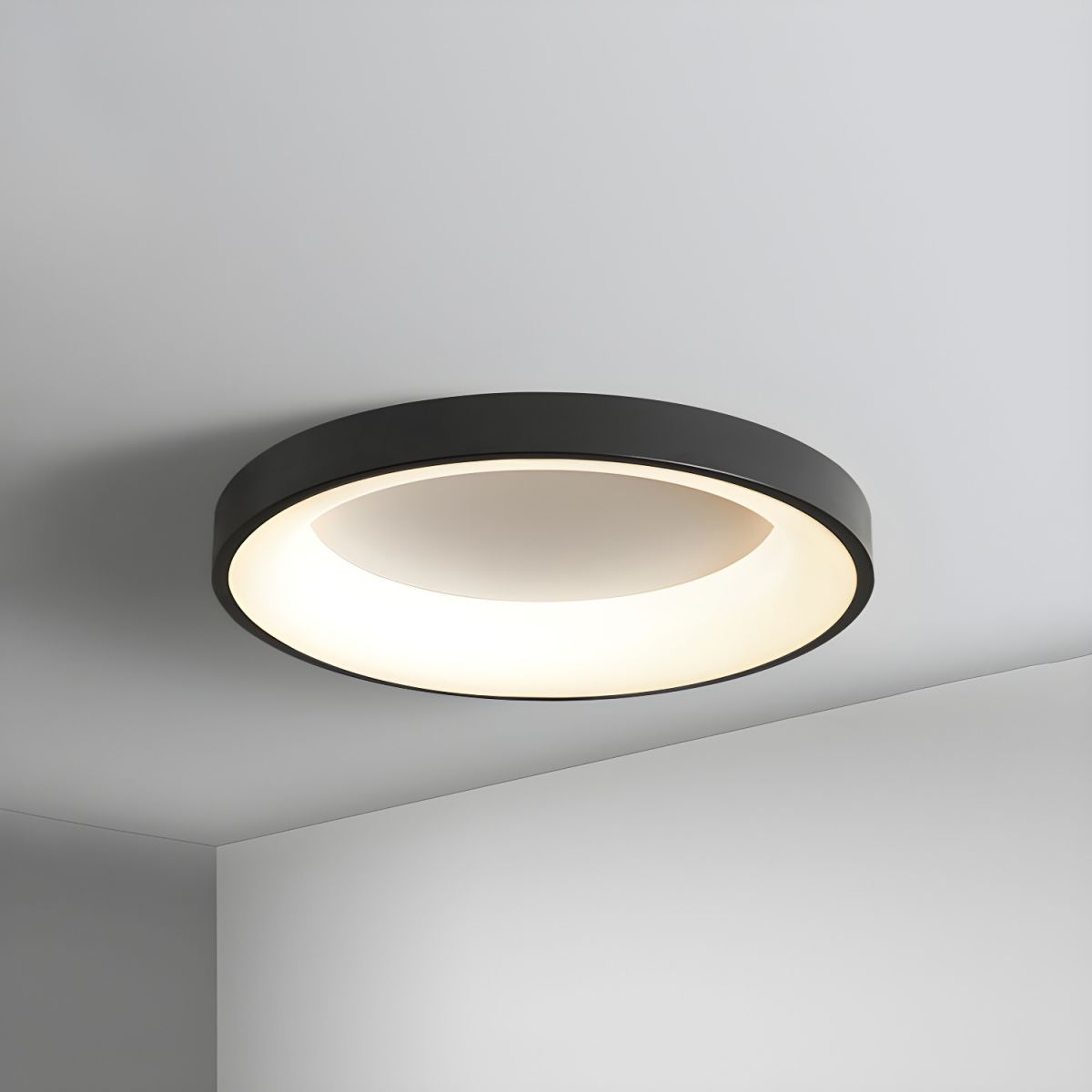 Enkel LED-taklampa | Minimalistisk modern design | H1.97in | Varm ambient belysning | Elegant hemarmatur | Brick by Brick