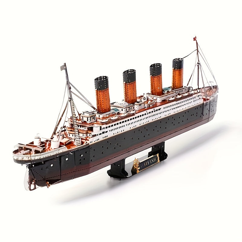 Titanic 3D Metallmodellkit – Detaljerad DIY-modell för kreativa hantverkare