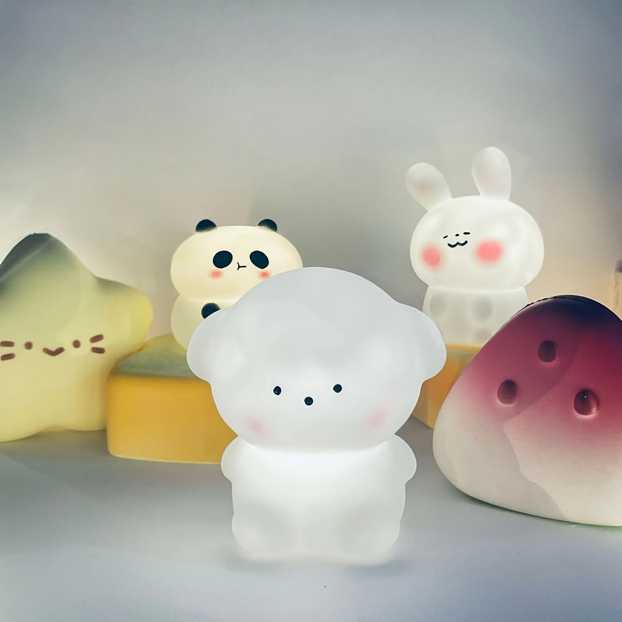 GlowDeco - Batteridriven Dekorativ Nattlampa