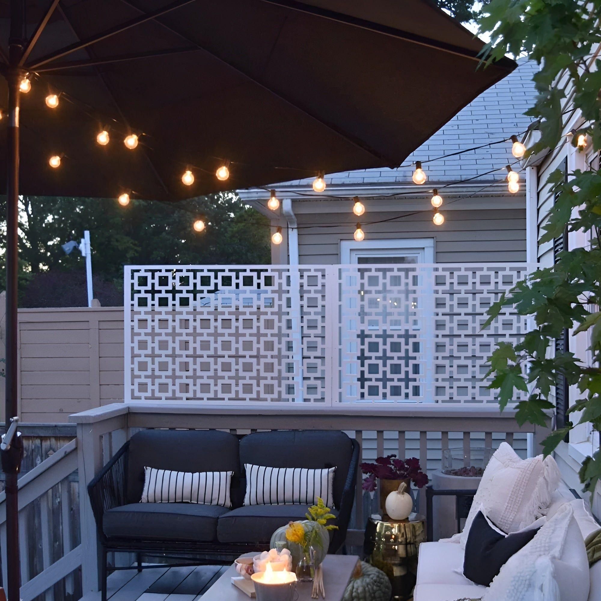 FairyFlicker String Lights - Lyxig terrassbelysning med vattentätt skydd