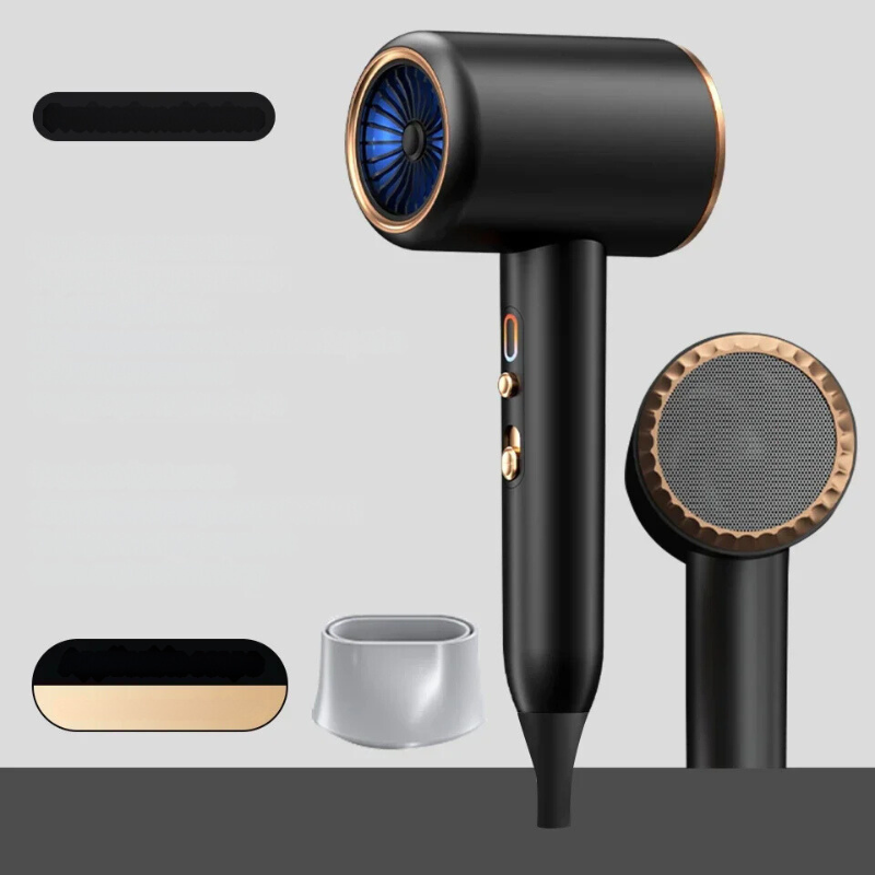 Carvallo & Stylingborste Stylista Pro T821 | 2000W+ Effekt | Ionenfunktion & Fällbar | 24 cm | EU-kontakt