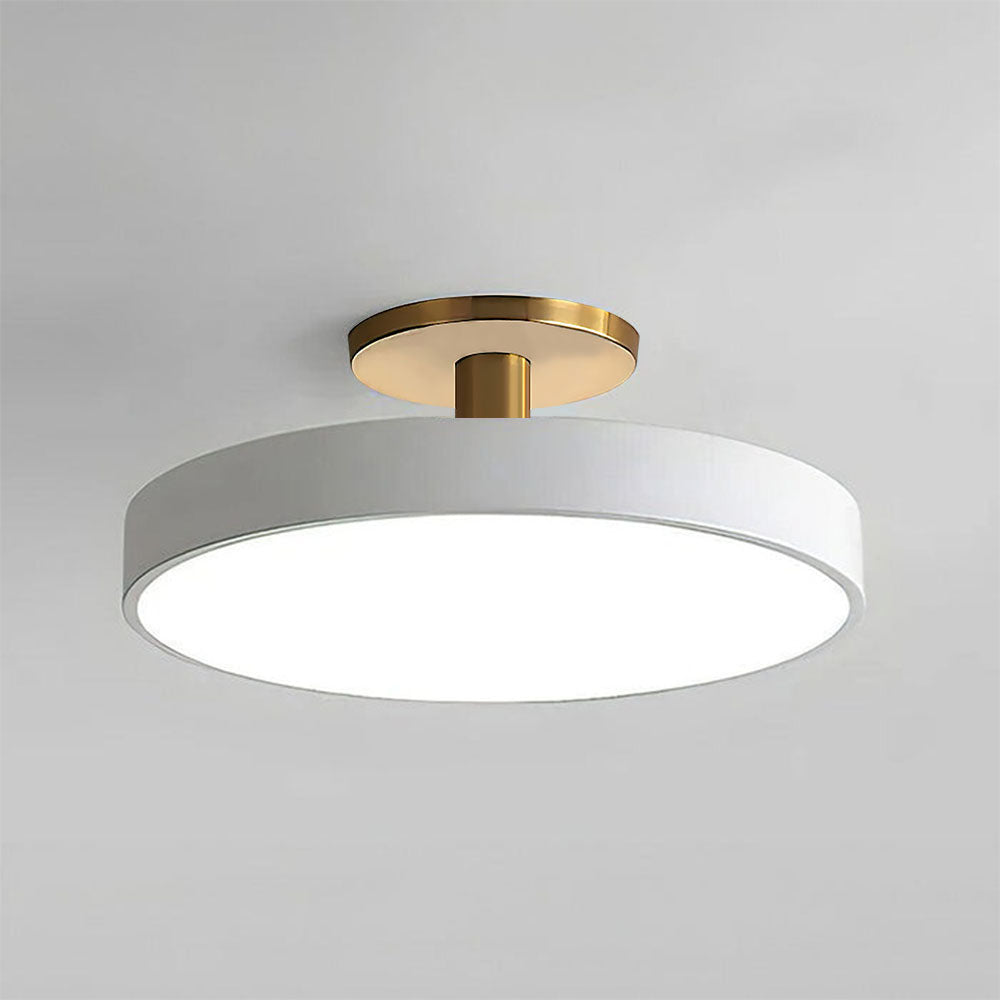 Modern Flush Mount Ceiling Light | 5.9×11.8–23.6 in | LED Rund Armatur | Hårdvara + Akryl | Brick by Brick