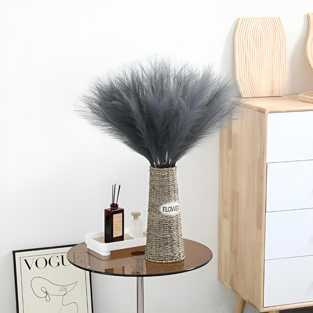 Stiliga Faux Pampas Gräs Stjälkar | 3 St