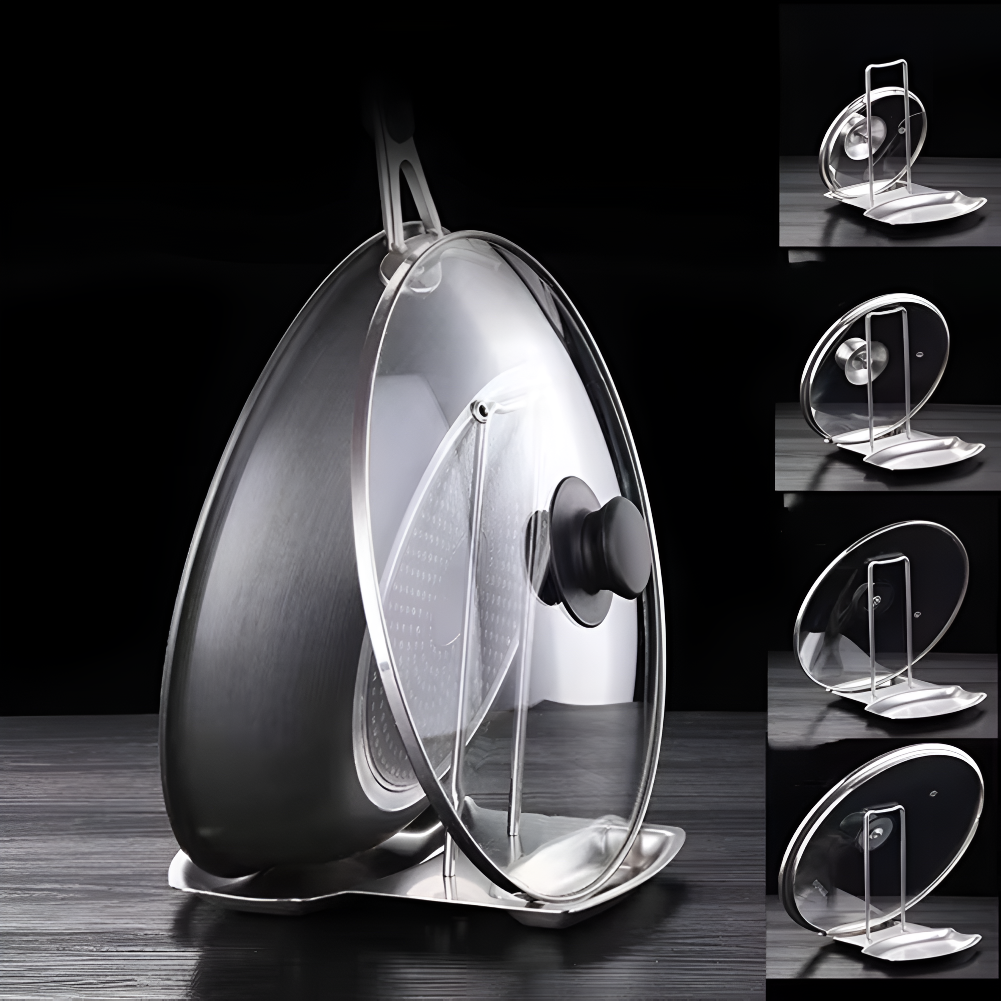 Snygg grytlockshållareställ