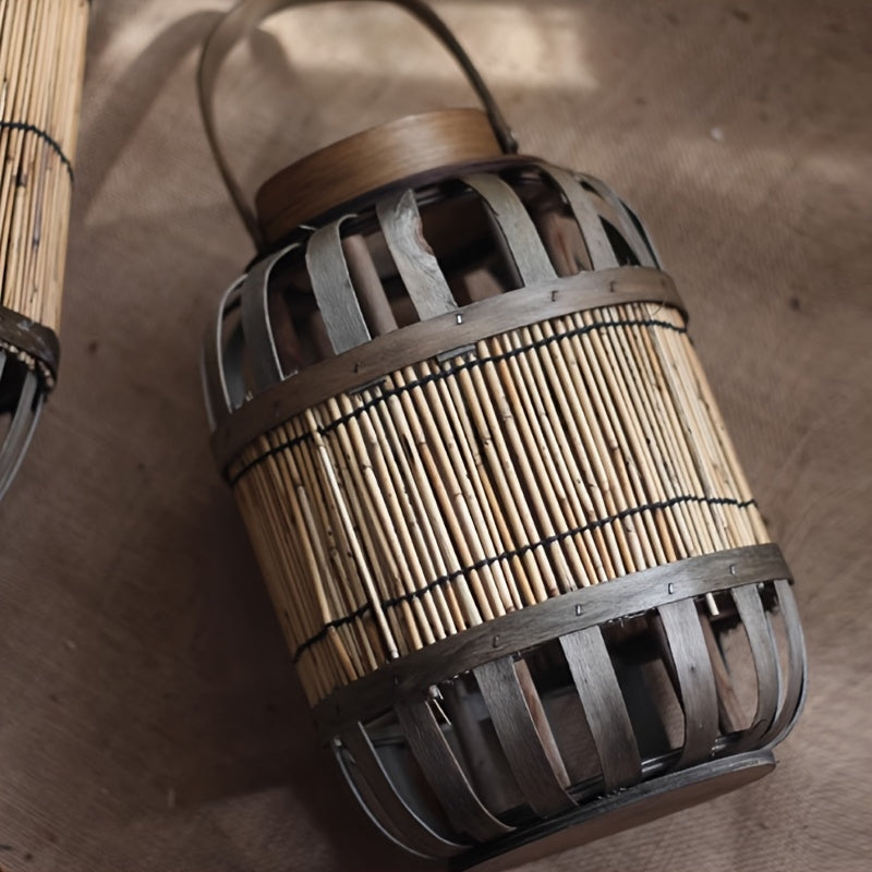 Rustik Trälykta – Äkta Atmosfärsskapare för Trädgård, Terrass eller Inredning