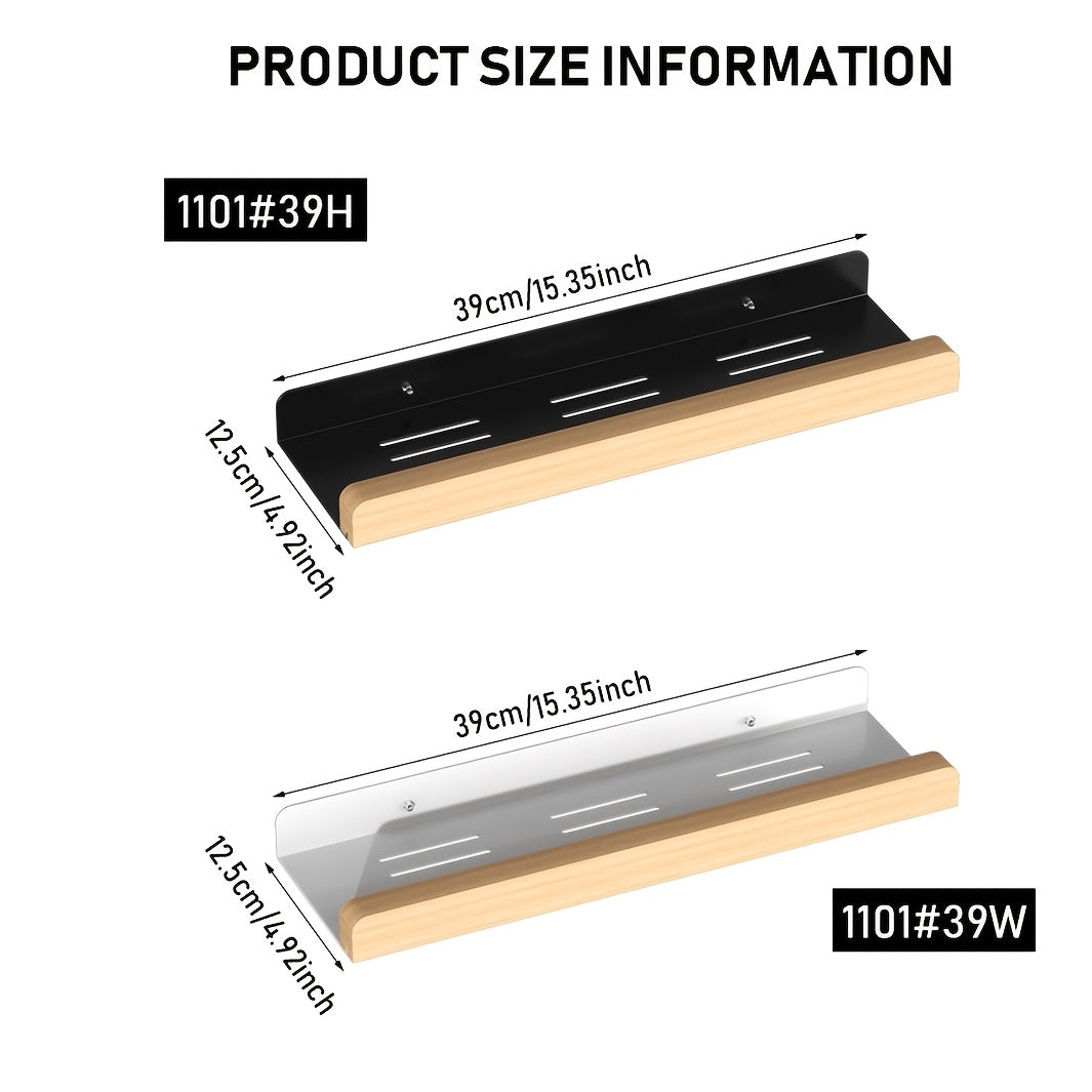 Stilig Vägghylla Toalettpapperhållare – Perfekt för Badrumsorganisation