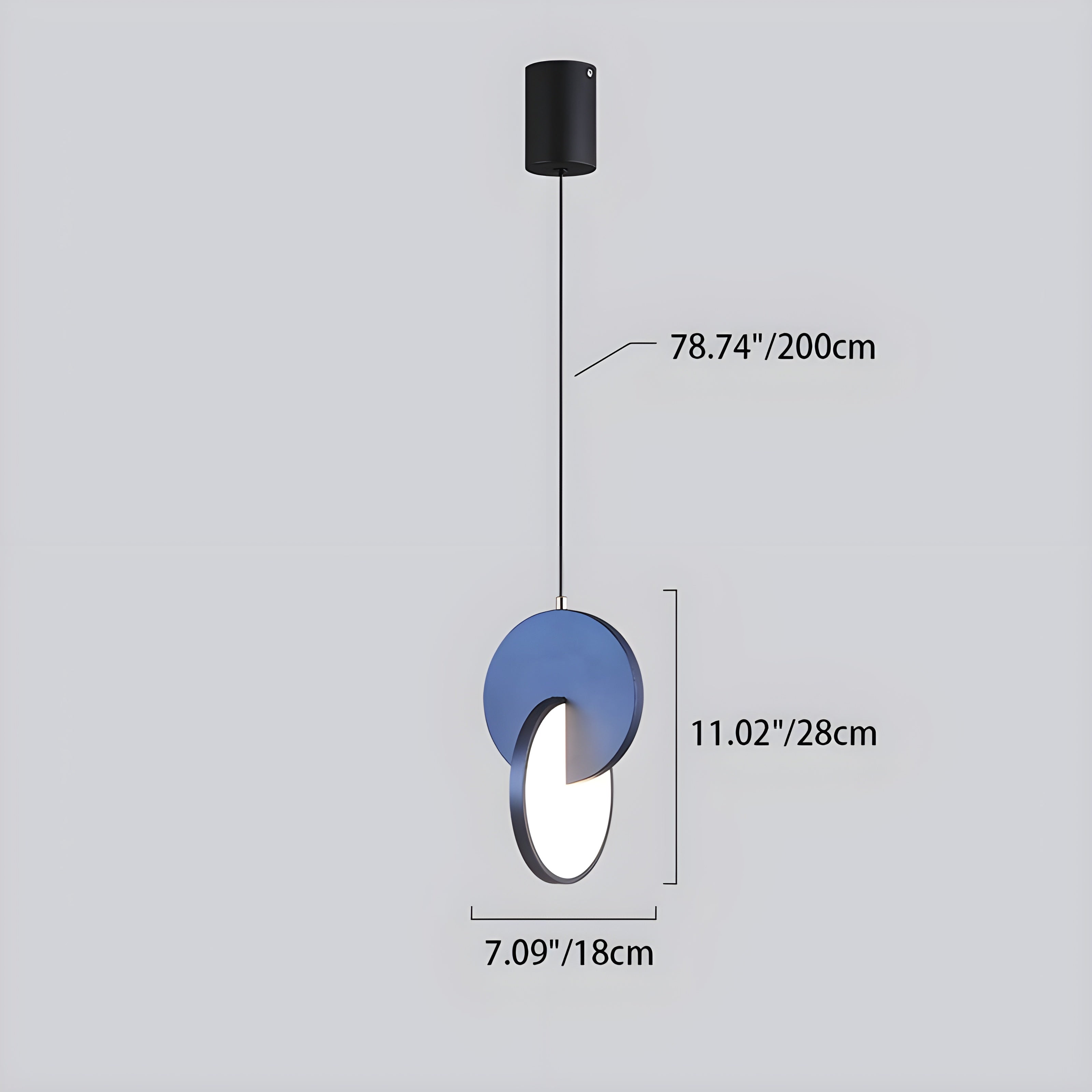 EclipseLuxe Light – Skandinavisk Rund Pendellampa