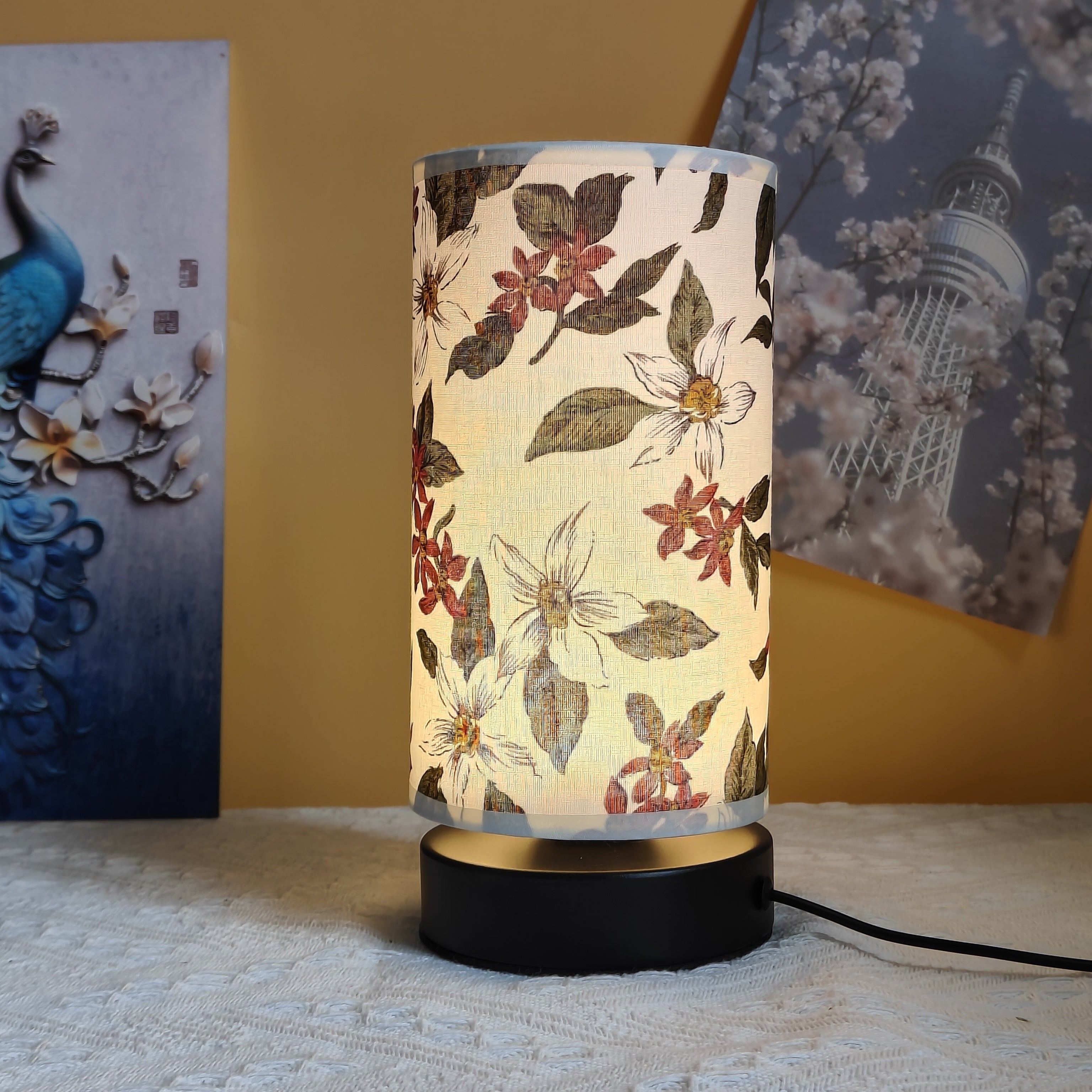 HoutLicht - Kreativ Trä Bordslampa med LED