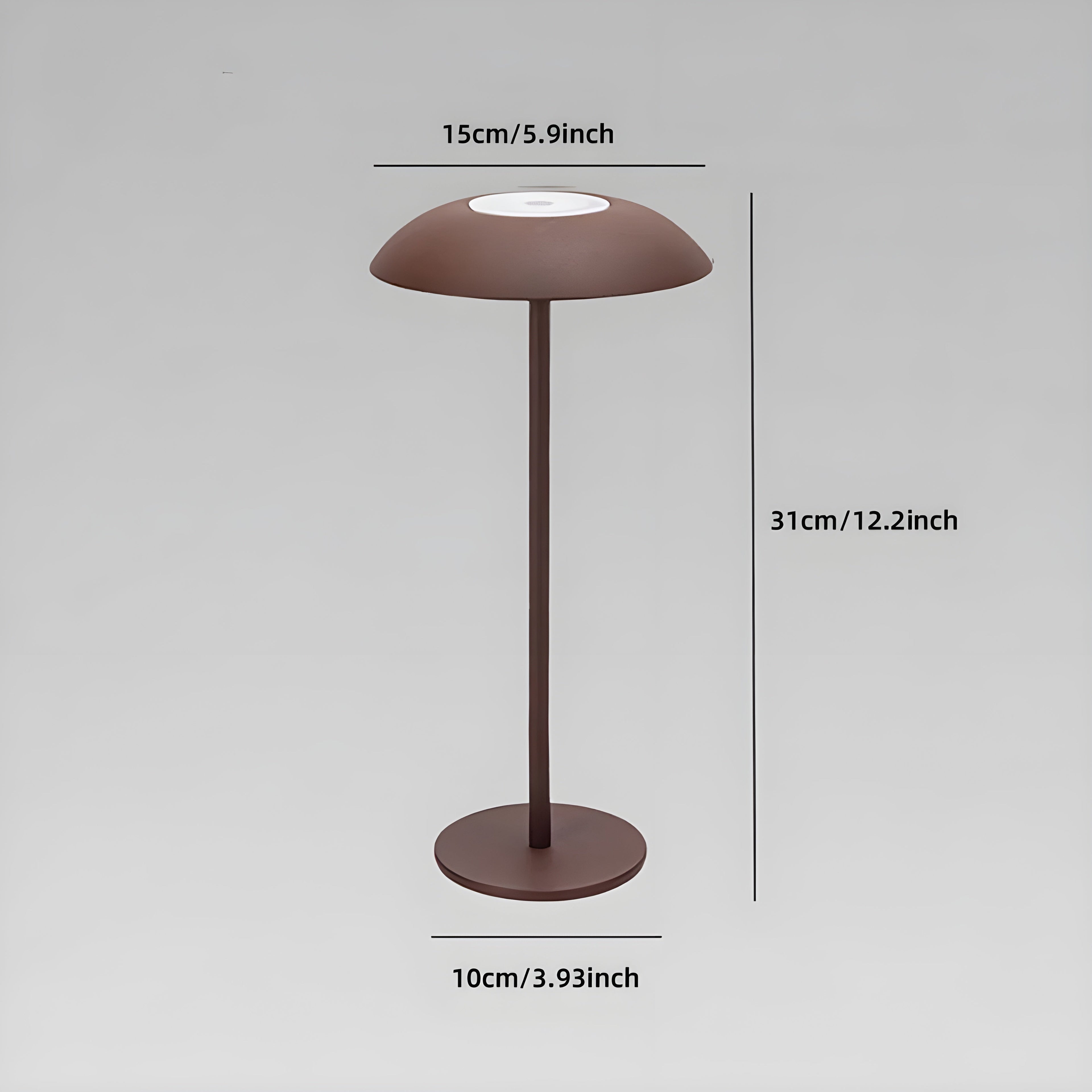 AmberHalo Lampa - Retro USB-laddad LED Touch Skrivbordslampa