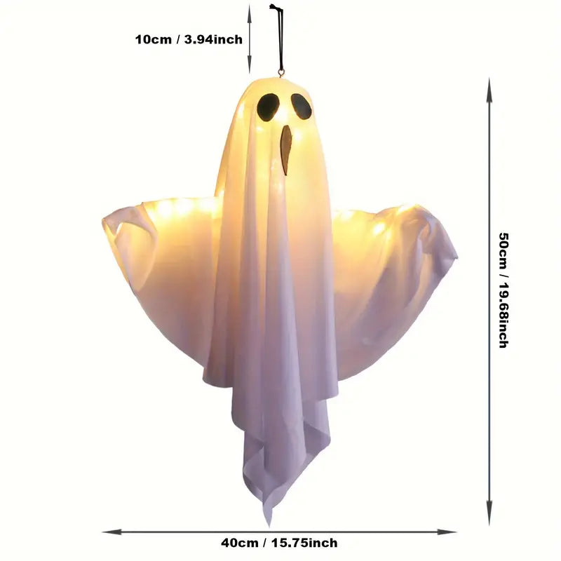 Halloween LED Hängande Gudar – 3-pack lystande spöksfigurer för trädgård & hus