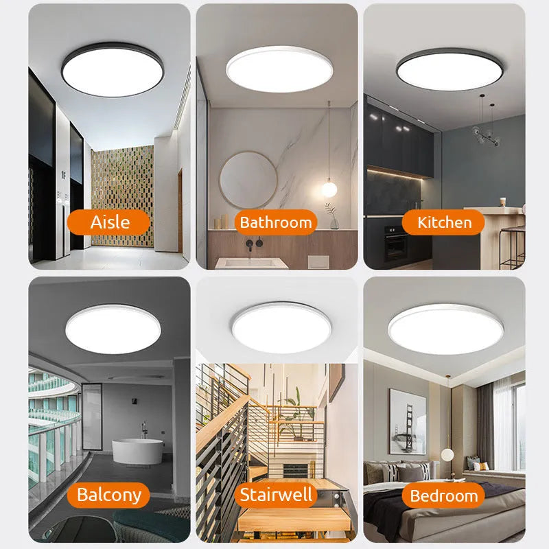 Modern LED Taklampa med Snygg Design