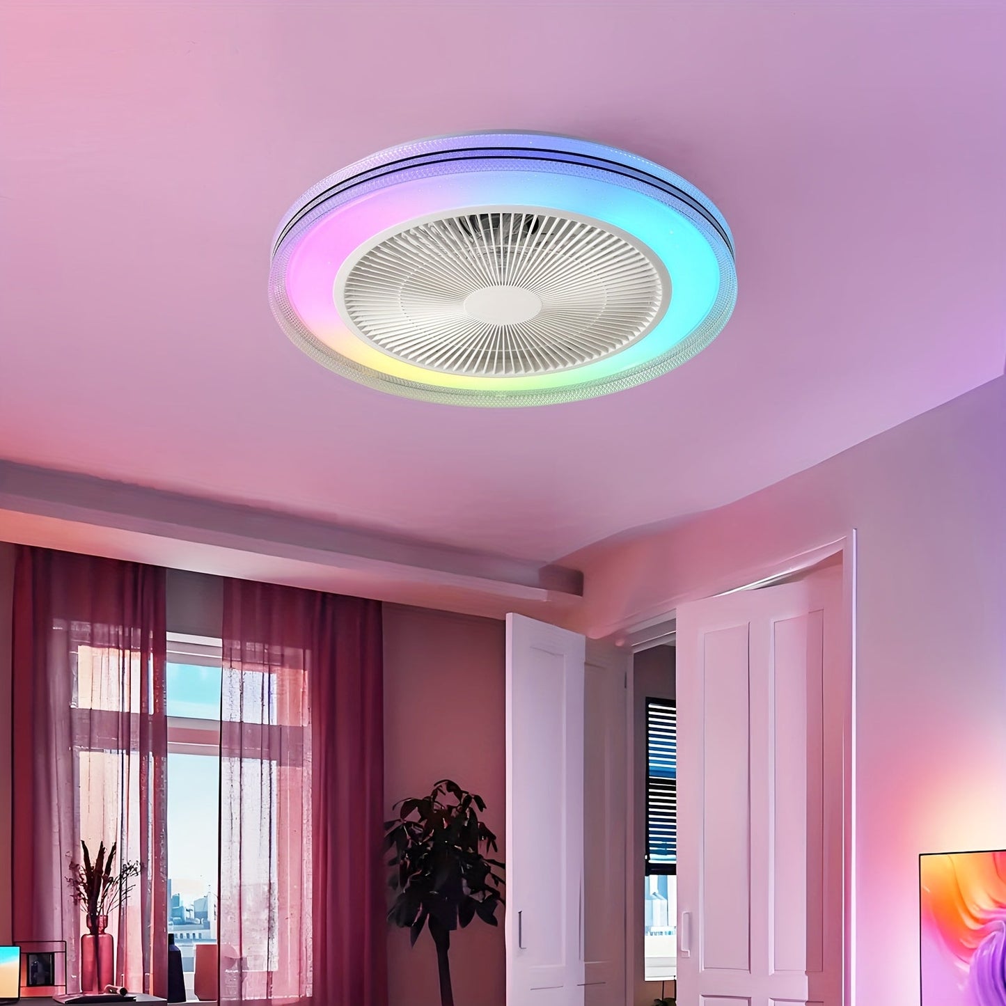 LumiCool RGB Takfläkt – Fräsch och Atmosfärisk