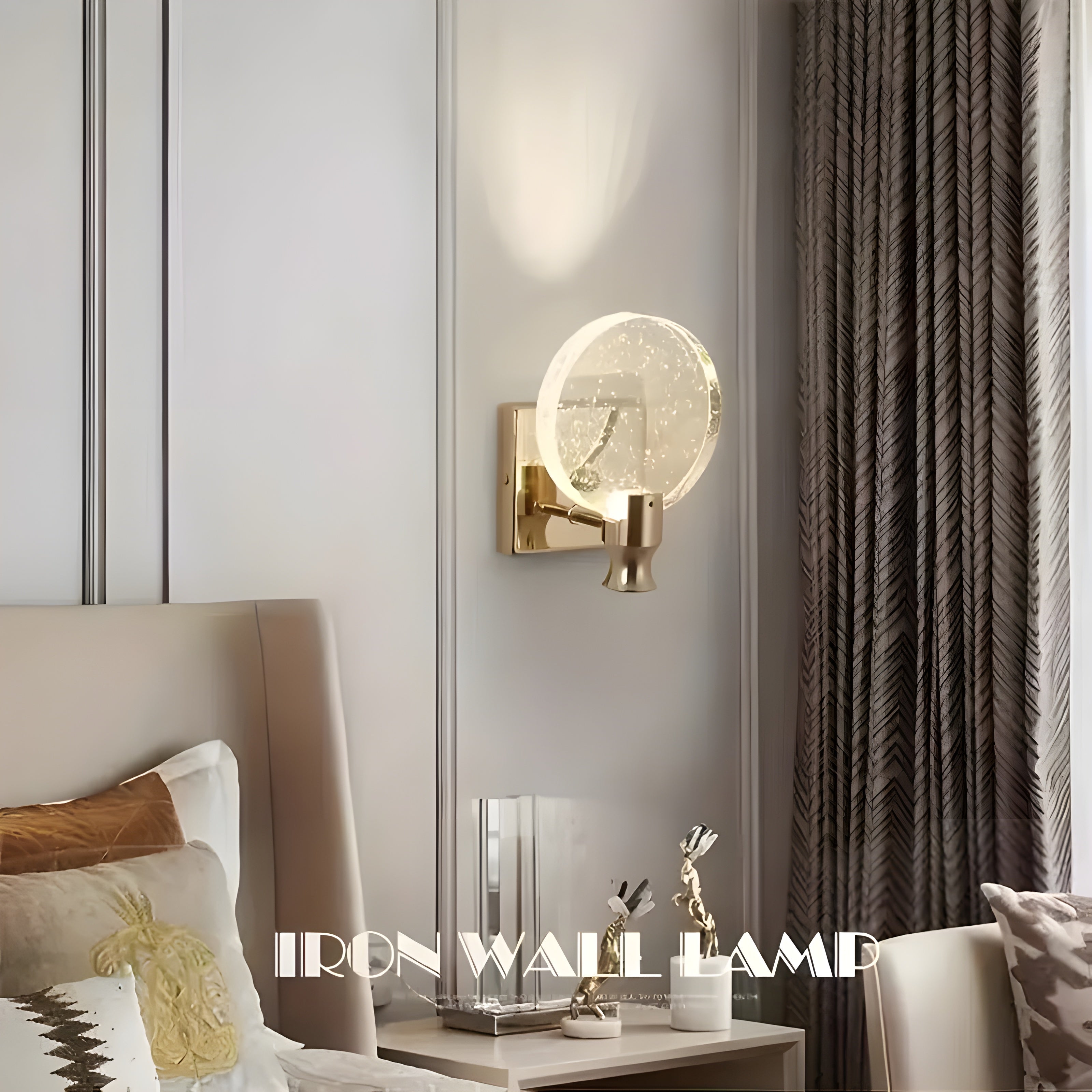 AuroraCrystal Light – Elegant Väggmonterad Kristallbelysning