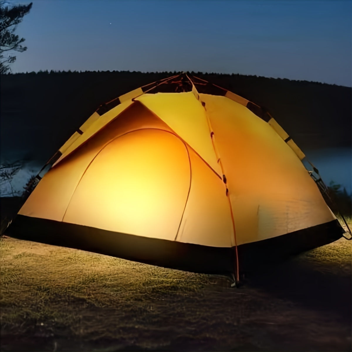 Camping Skyddstält med Oxford Tygeram