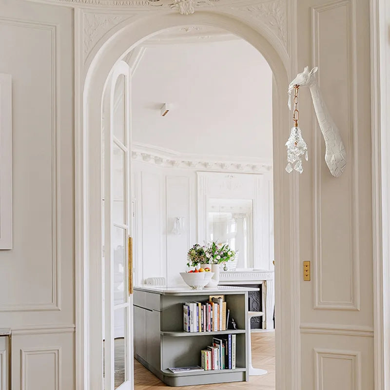 Elegant Giraff Vägglampa – Lyxig och Unik Design