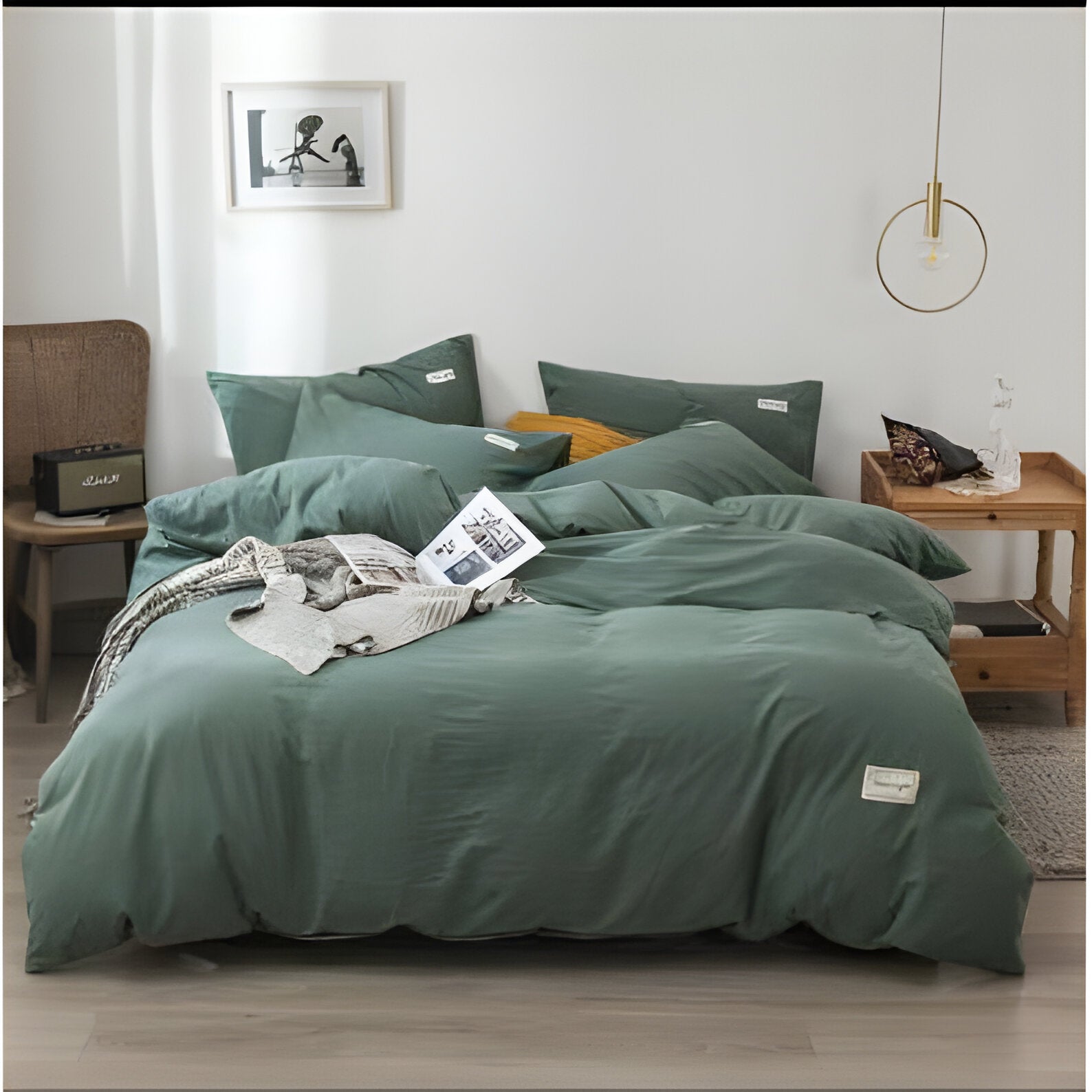 AutumnMeadow Set - Stiligt Blandat Sängkläder-Set