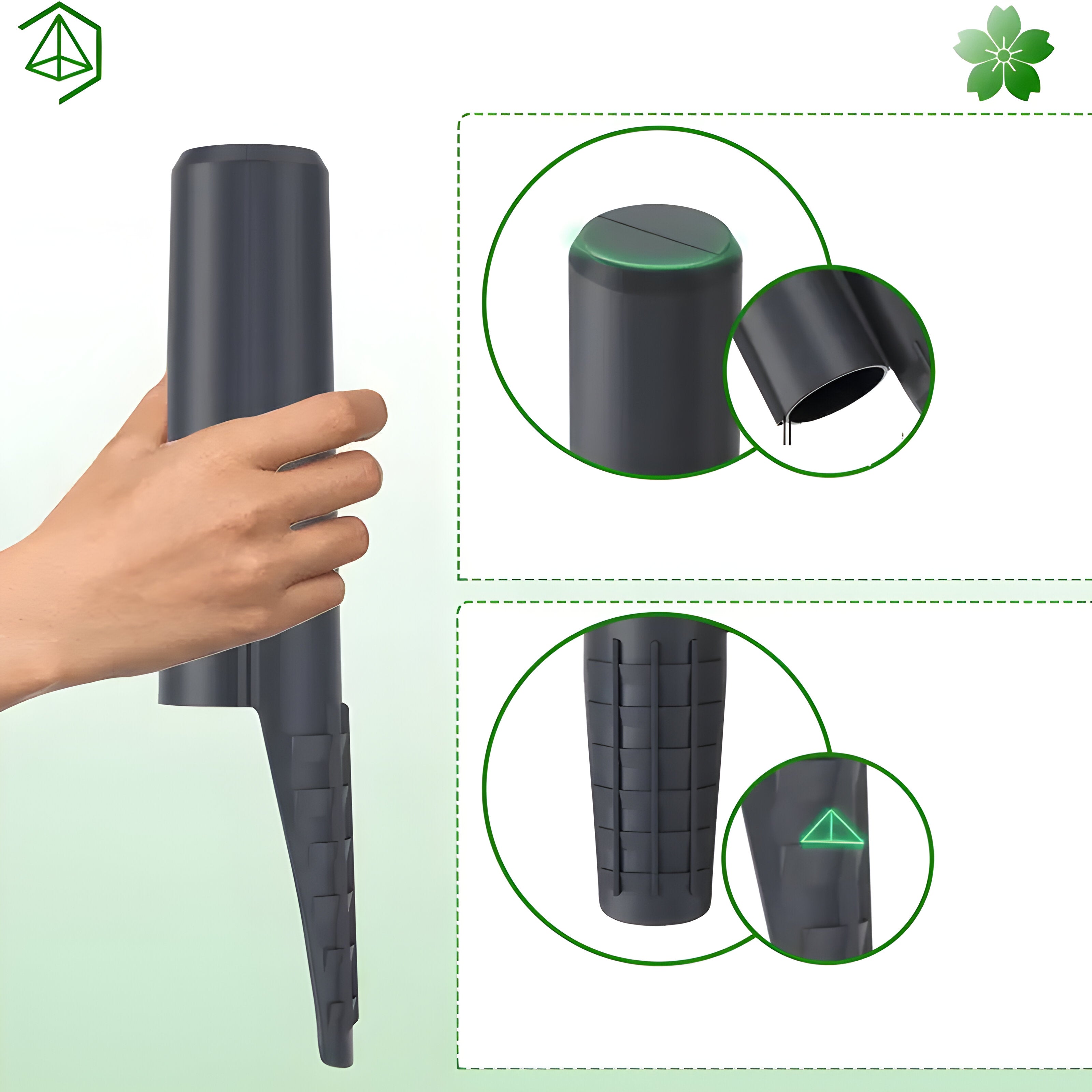 GardenEdge Pro - Dekorativ Gräskant Blomrabatt Trädgård