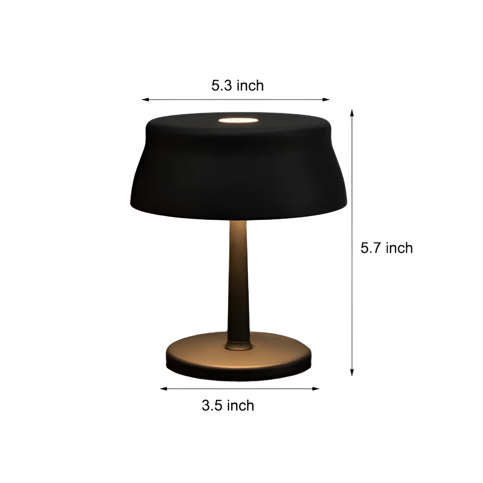 TouchMetal Light - Dekorativ LED Bordslampa med Touchkontroll