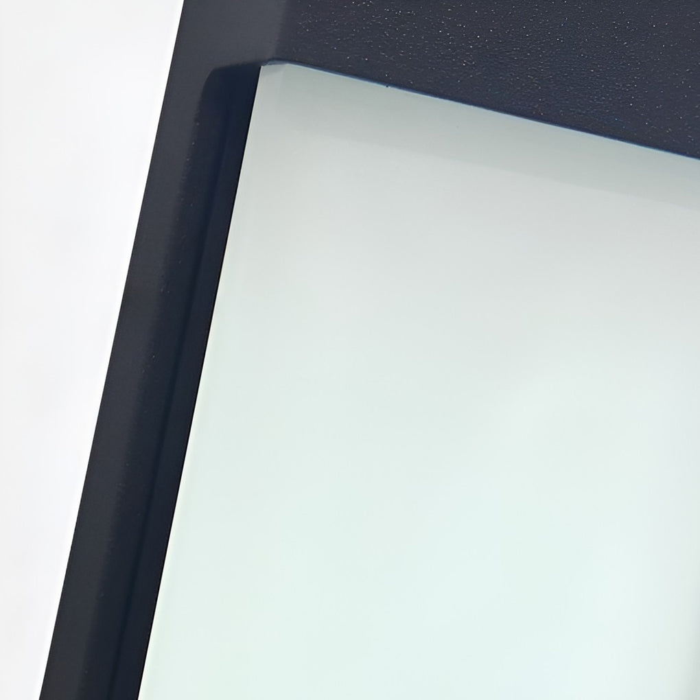 2 Stk Rektangulära LED Solarskyddade Vägglampor