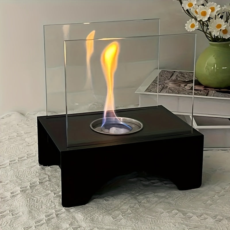 Bordstablett Bioetanol Kamin med Verklig Flamma