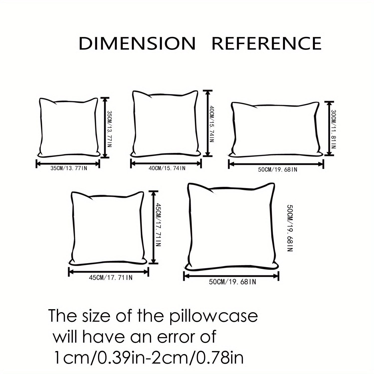 Polyester Kuddöverdrag - Enkelt Stilsäkert Prydnadsöverdrag för Sovrum, Soffa och Vardagsrum