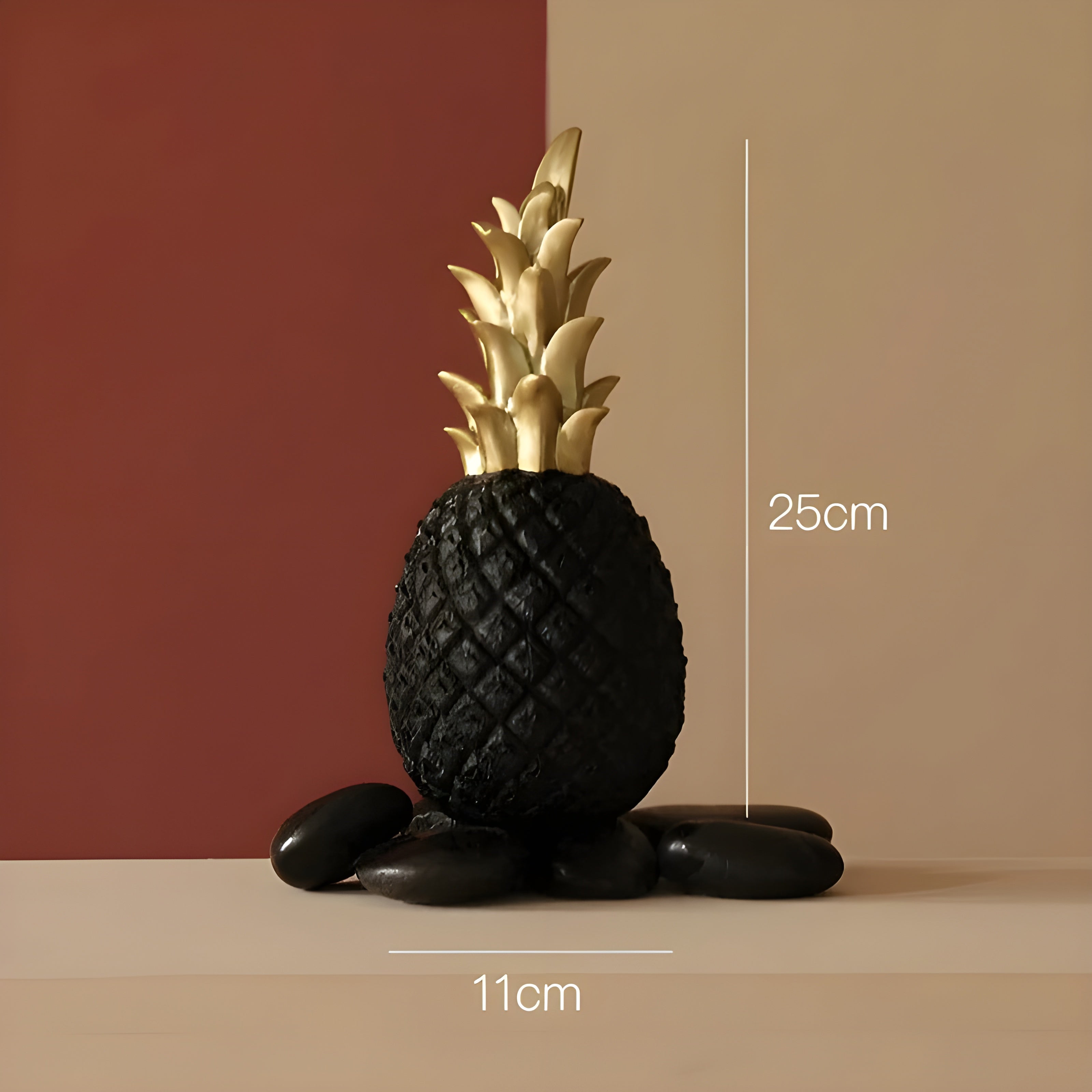 PineGlow Decor - Dekorativ Ananas-Ananas-Vardagsrumsdekor