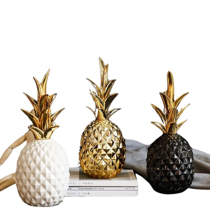 PineGlow - Elegant Ananas Skulptur till Raffinerade Rum
