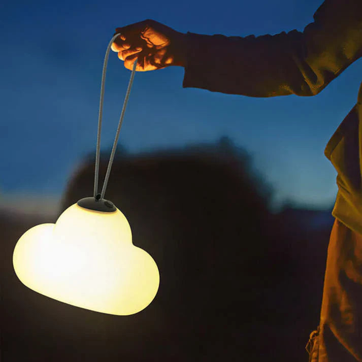 NimbusGlow – Moln-inspired outdoor pendant lamp for dreamy evenings
