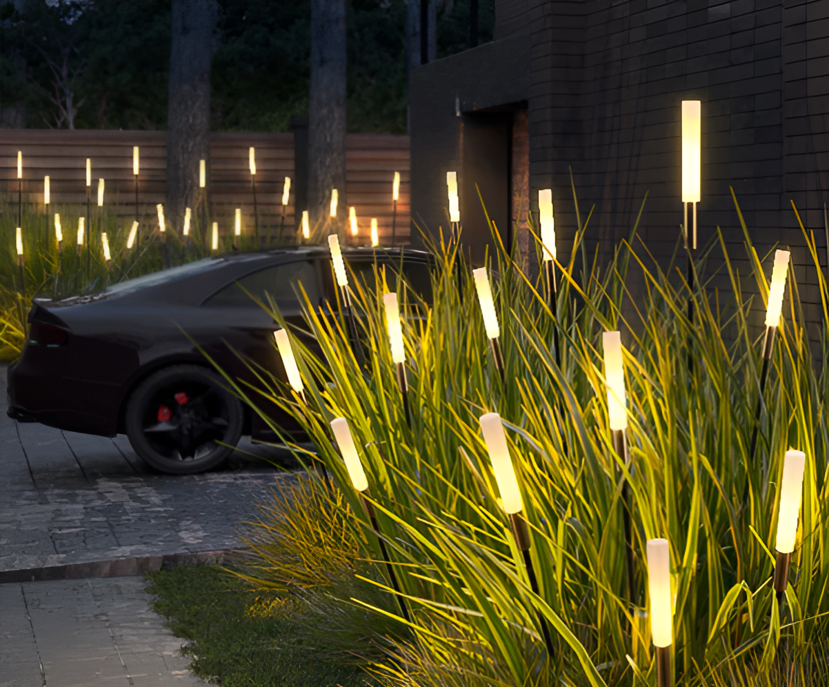 AuraShine Solarbelysning för trädgård – Miljövänlig LED-vägbelysning för utomhusbruk, IP65, Energieffektiv