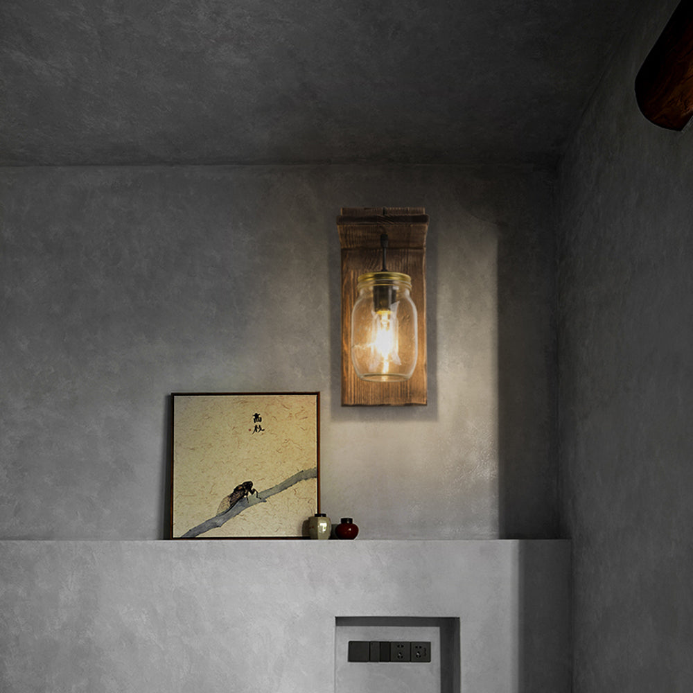 Heritage Lantaarn Vägglampa, Sovrum/Vardagsrum, Trä och Metall