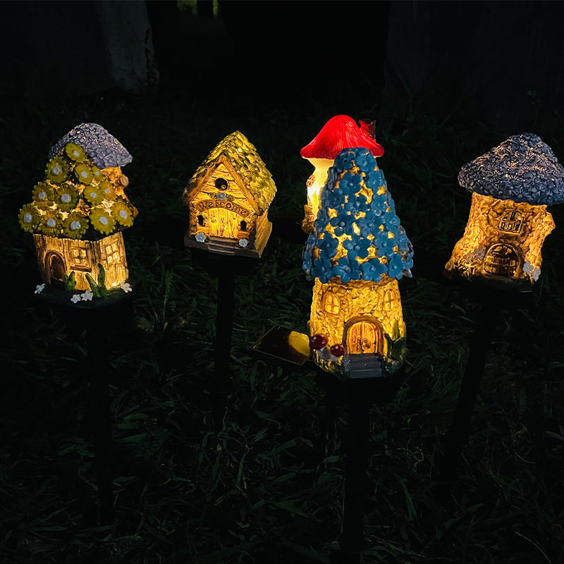 MushroomGlow - Solar Trädgårdsbelysning med LED-projektion