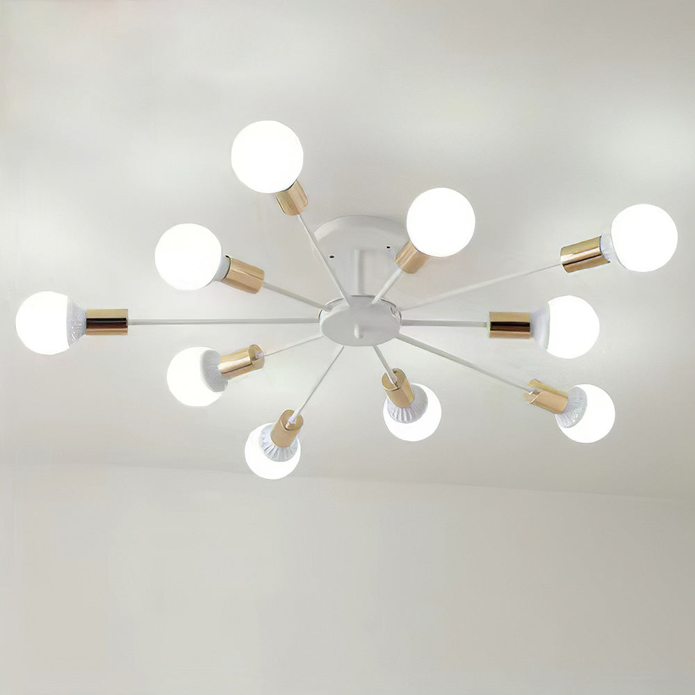 Svart Enkel Järn Multi-Huvud Krona