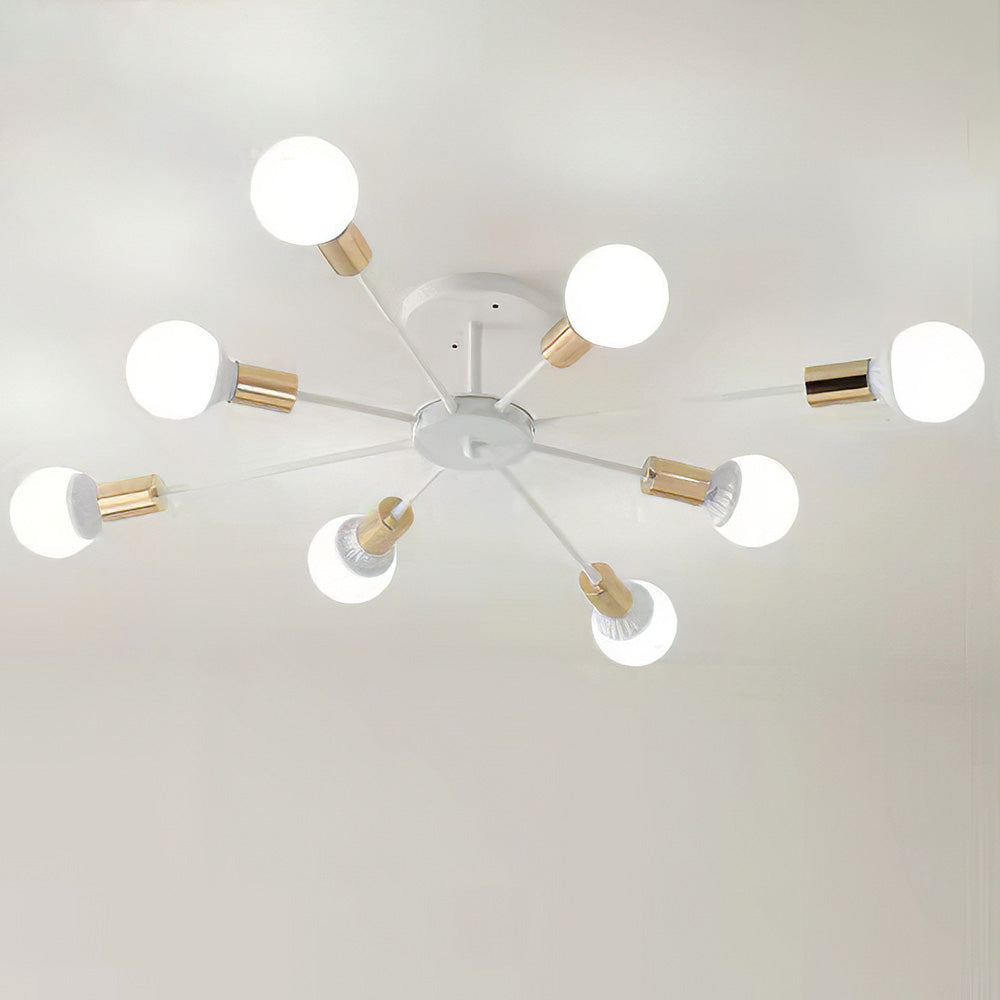 Svart Enkel Järn Multi-Huvud Krona