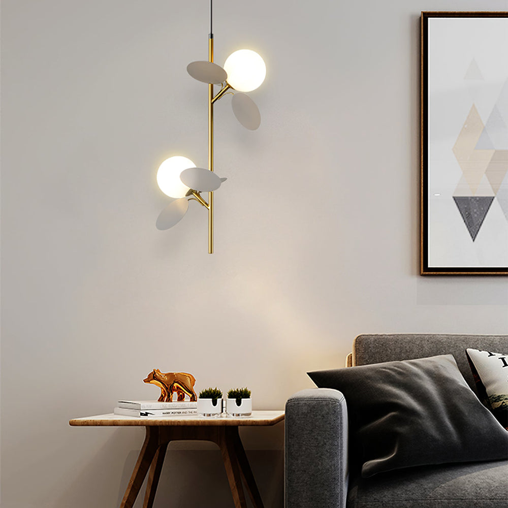 Glas Lampkjol Krona Lampa Personlighet Konst PVC Hänglampa