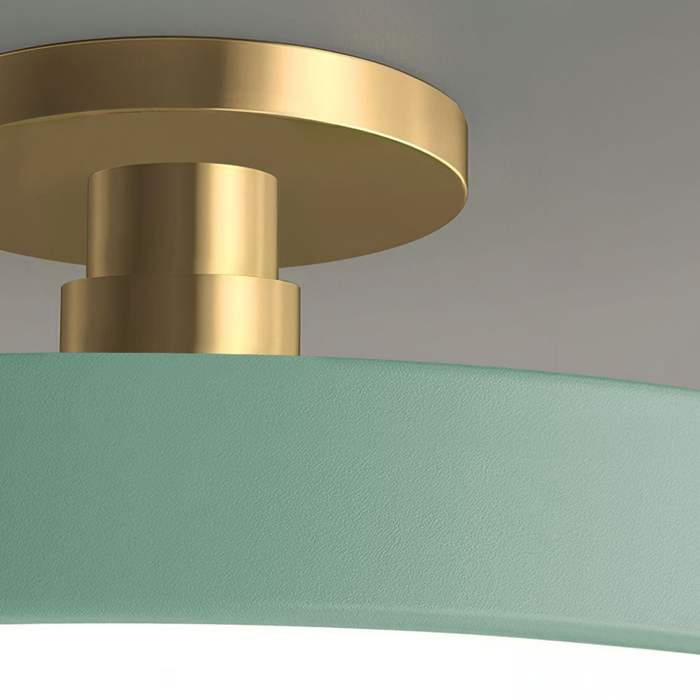 Modern Koncis Cirkulär LED Semi Flush Mount Taklampa 50cm