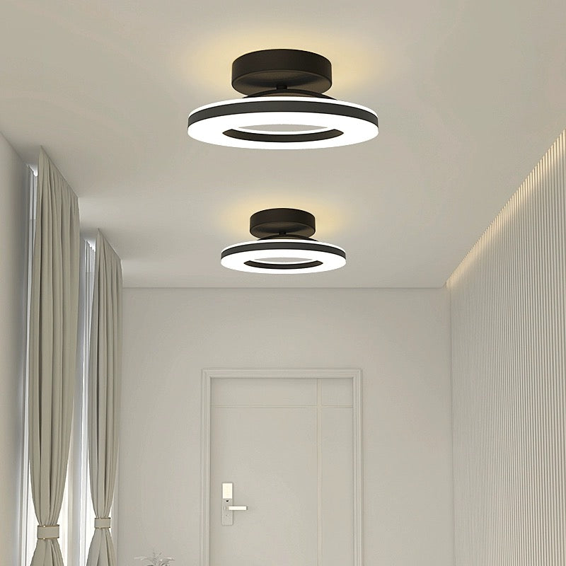 Modern Järn Hallway LED Taklampa för Elegant Atmosfär