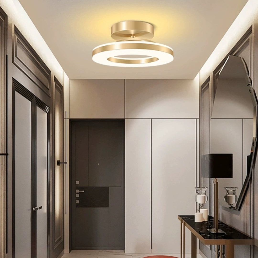 Modern Järn Hallway LED Taklampa för Elegant Atmosfär