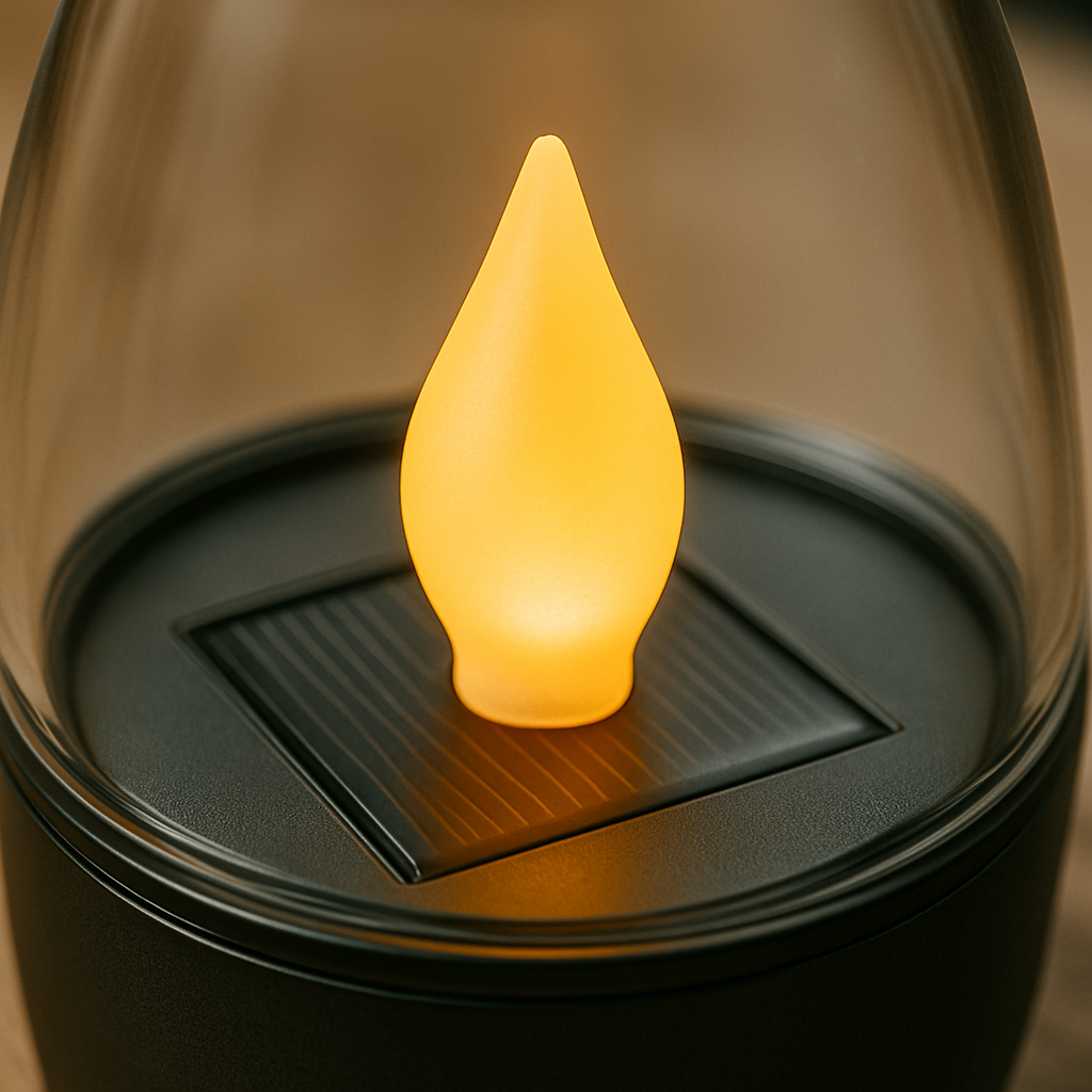 Solar Utomhusljus | Varm Vit LED | Vattentålig IP44 | 6–8h Drifttid | Ingen Viktättning