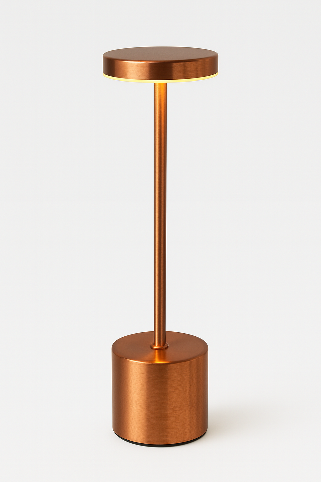 Modern Touch LED-lampa | USB-laddningsbar | Varm, neutral och kall ljus | Sladdlös metallbordslampa