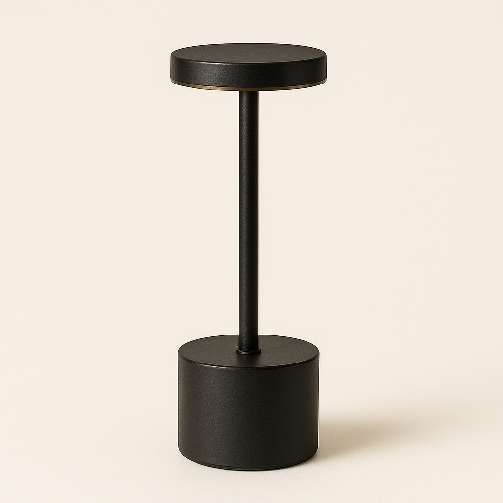 Modern Touch LED-lampa | USB-laddningsbar | Varm, neutral och kall ljus | Sladdlös metallbordslampa