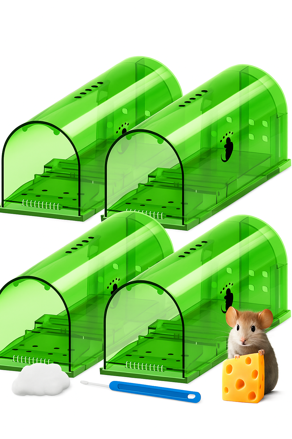 4-Pack Musfälla