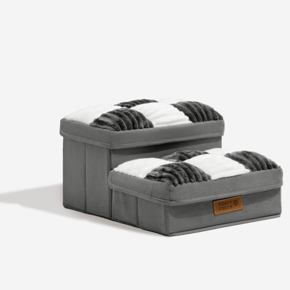 Stiliga Dog Stairs med Förvaring Hållbar Polypropen Design