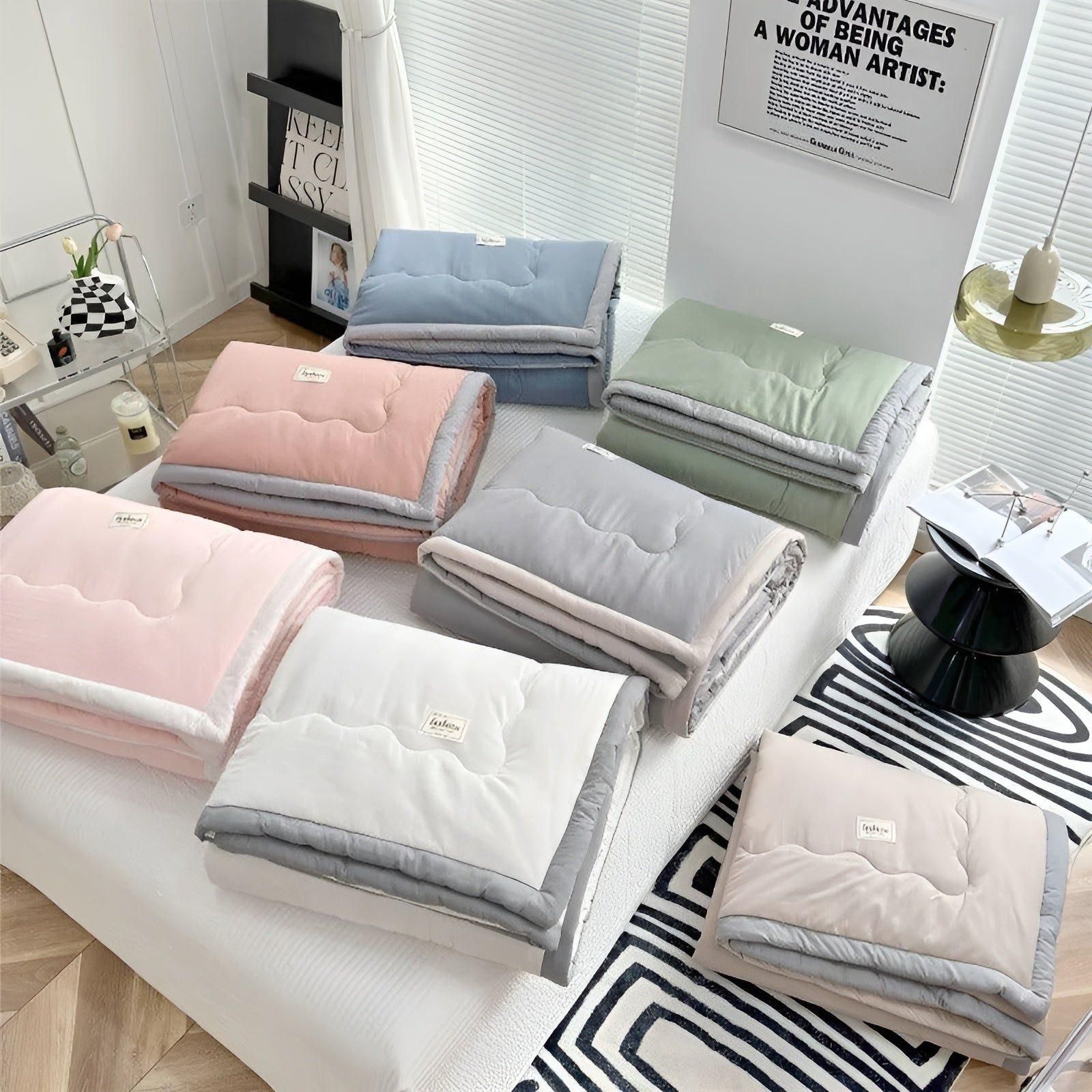 BreezyDreams Täcke - Fuzzy svala sommartäcke