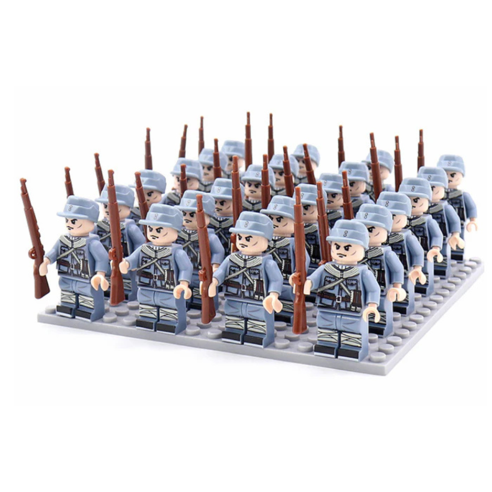 Militärsoldat Byggblock Leksakset