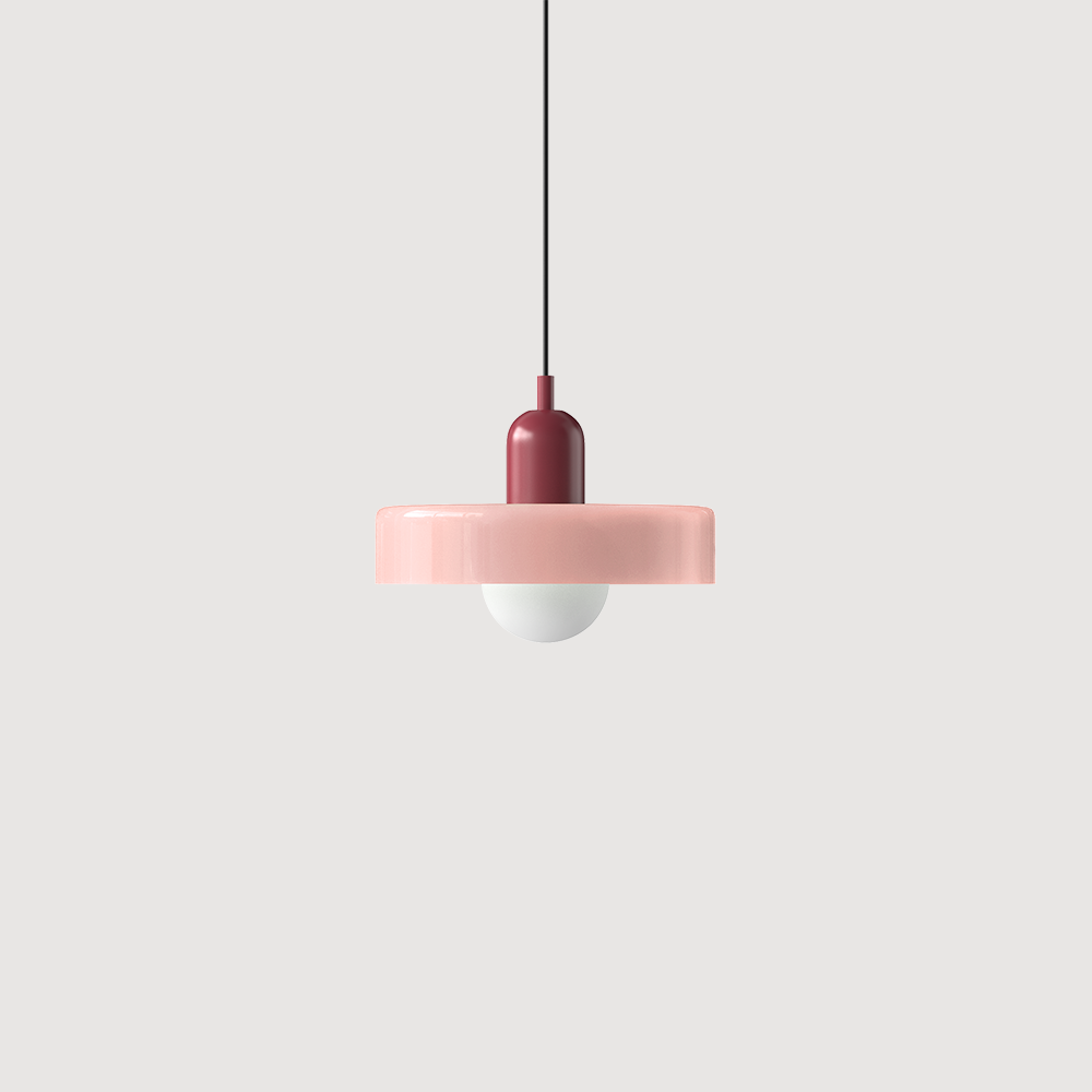 Bauhaus Inspired Colorful Glass Pendant Lamp